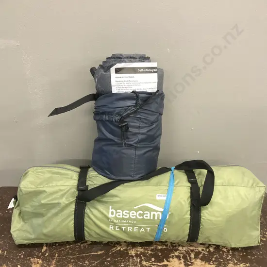 Basecamp Retreat 30 Tent & Beyond Self-Inflating Mat